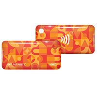 Брелок RFID Mifare ID 4 byte nUID (оранжевый) 