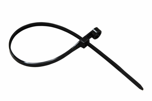 Хомут-стяжкa нейлоновая под винт REXANT 200x4,3 мм, черная 