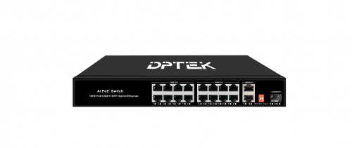 Коммутатор POE 16 DPTEK DK100-16FP2G1S-W 