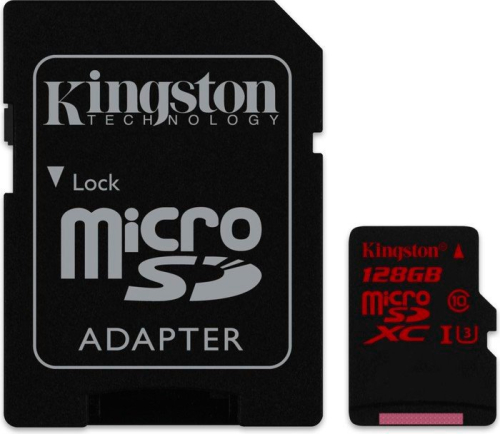 Карта памяти 128Gb Kingston Canvas Select Plus