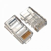Разъем AR-RJ45 (8P8C) под витую пару, UTP, категория 5e, 100 шт/уп  