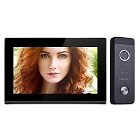 Комплект видеодомофона Arsenal Титул 7 FHD TUYA (черный) + Рокси FHD (чёрный)