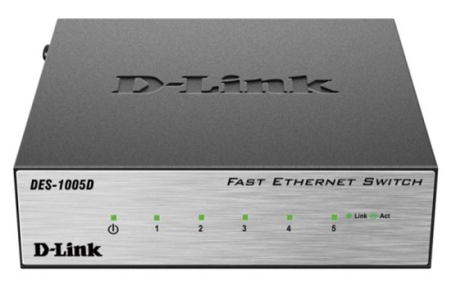 Коммутатор  5 D-Link DES-1005D