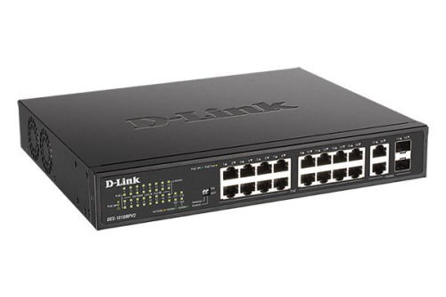 Коммутатор 16 POE D-Link DES-1018MPV2/A1A