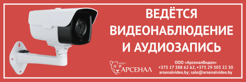 Наклейка "Ведётся видеонаблюдение" 100х300мм