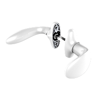 Нажимной гарнитур подпруж., ухват без планки  белый