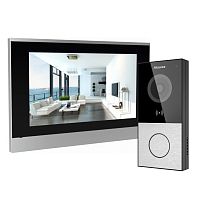 Комплект видеодомофона Akuvox C313S (серебро) + Akuvox E12S