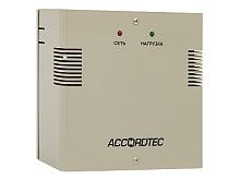 Бесперебойный блок питания 12В  3А Accordtec ББП-30N (металл серый)