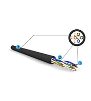 Кабель UTP Cat 5е PE 4x2x0,52 внешний,черный 305 м