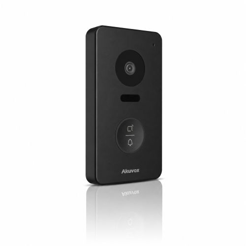 Вызывная панель одноабонентская Akuvox E13S (черный) фото 2