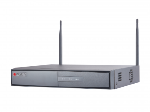 Видеорегистратор IP  4 канала Wi-Fi HiWatch DS-N304W (B)