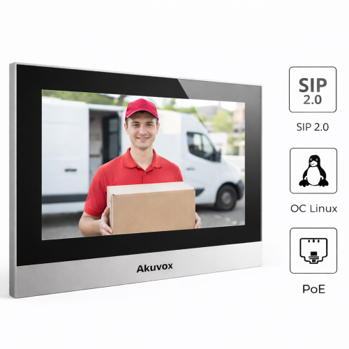 Видеодомофон Akuvox C313S (серебро)