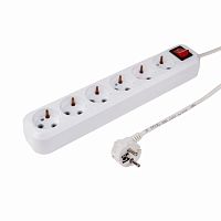 Сетевой фильтр 6 гнезд 3 м 3х0,75 мм² с/з OPTIMA белый PROCONNECT