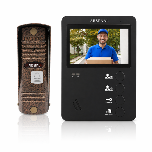 Комплект Arsenal Афина (чёрный) + Триумф Pro 1000 (коричневый)